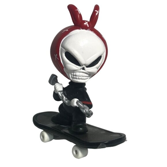 Tech Deck Dude Thugsta Skeleton Skater Figure Think Lucky Finger Board  Devil - Picture 1 of 7